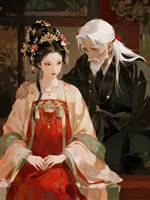 桃花逢春